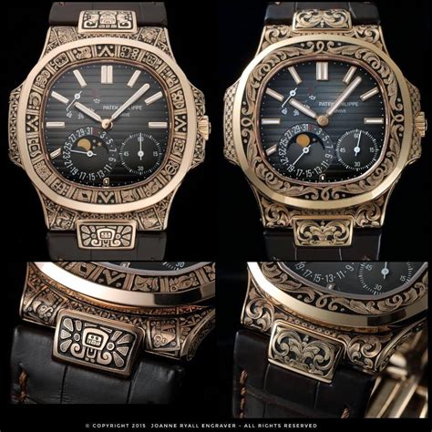 patek philippe nautilus hand engraved|Patek Philippe reintroduces a discontinued watch .